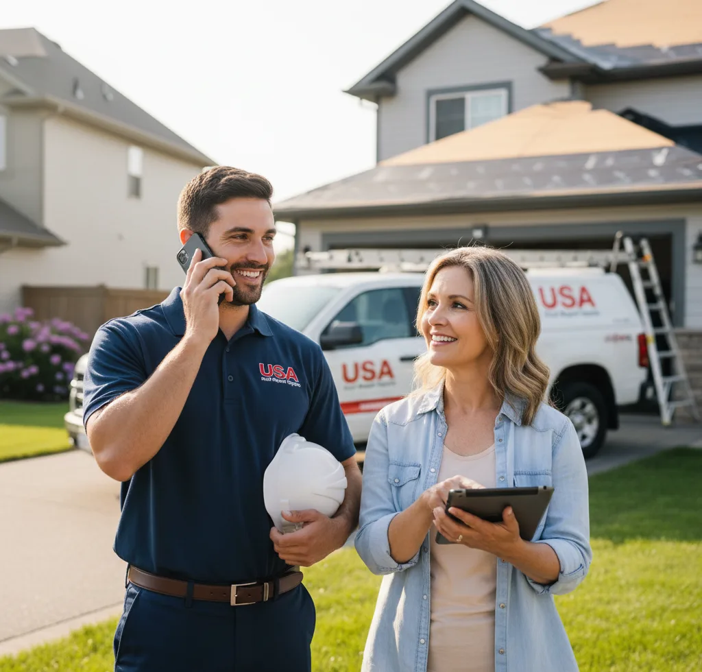 USA Roof Repair Experts customer support in Newville